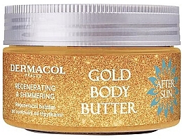 Düfte, Parfümerie und Kosmetik After-Sun-Körperöl - Dermacol After Sun Gold Regenerating Shimmering Body Butter