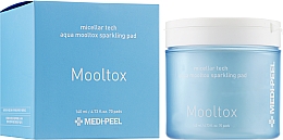 Peeling-Pads zur Befeuchtung und Reinigung der Gesichtshaut - Medi Peel Aqua Mooltox Sparkling Pad — Bild N2