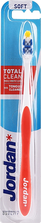 Zahnbürste weich Total Clean rot-weiß - Jordan Total Clean Soft — Bild N1