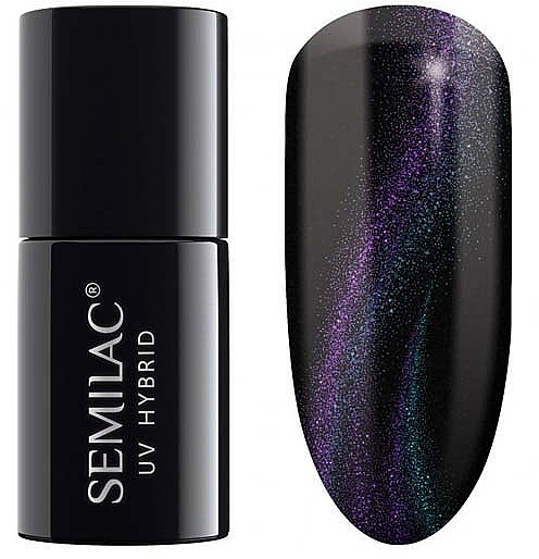 Nagellack - Semilac UV Hybrid Cat Eye 3D — Bild N3