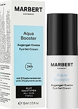 Feuchtigkeitsspendendes Creme-Gel für die Haut um die Augen - Marbert Aqua Booster Augengel-Creme — Bild N1