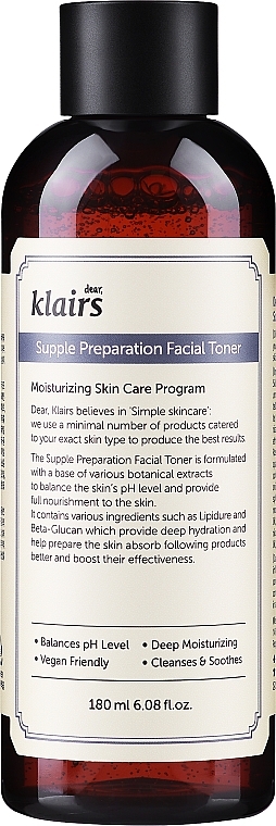 Feuchtigkeitsspendendes Gesichtstonikum - Klairs Supple Preparation Facial Toner — Foto N1