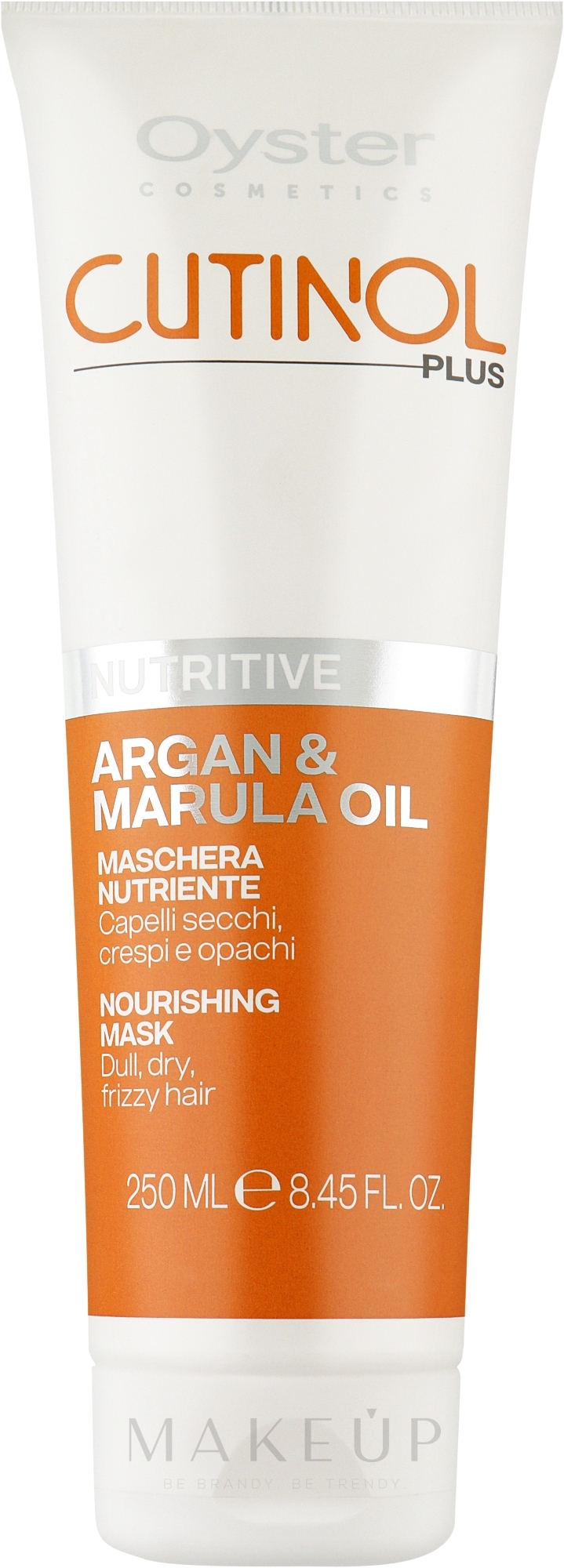 Maske für trockenes Haar - Oyster Cutinol Plus Argan & Marula Oil Nourishing Hair Mask — Bild 250 ml
