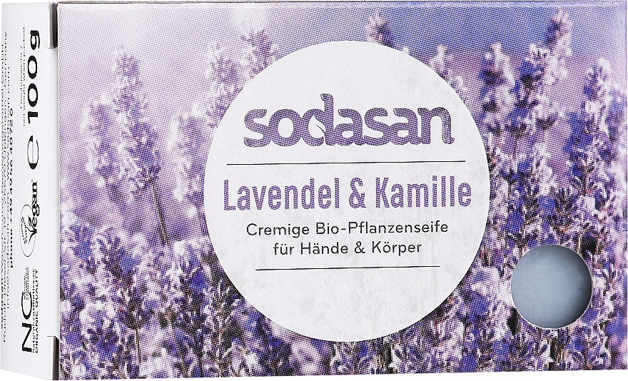 Creme-Seife Lavendel - Sodasan Cream Lavender Soap