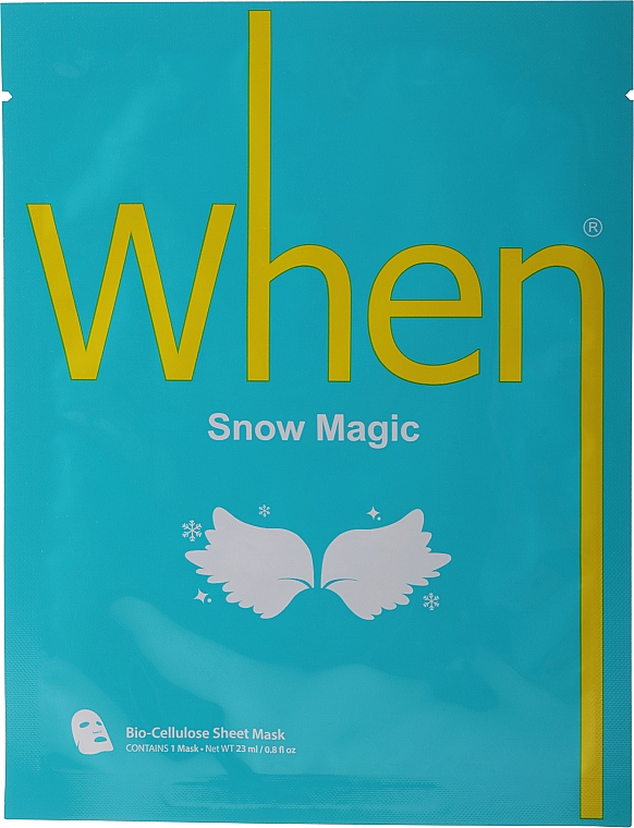 Gesichtsmaske mit Ginseng - When Snow Magic — Bild N1