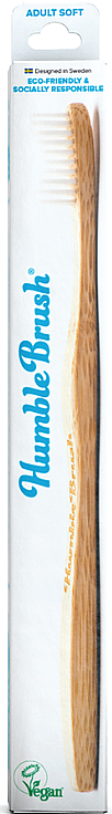 Bambuszahnbürste weich weiß - Humble Brush — Bild N2