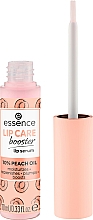 Düfte, Parfümerie und Kosmetik Aufweichendes und regenerierendes Lippenserum mit 10% Pfirsichöl - Essence Lip Care Booster Lip Serum