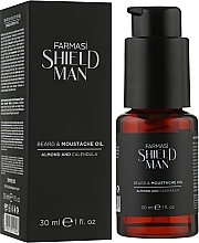 Bart- und Schnurrbartöl - Farmasi Shield Man Beard & Moustache Oil — Bild N2