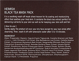 Beruhigende und kühlende Gesichtsmaske mit schwarzem Tee - Heimish Black Tea Mask Pack — Bild N3