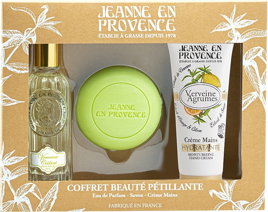 Jeanne en Provence Verveine - Duftset (Eau de Parfum 60ml + Seife 100g + Handcreme 75ml)  — Bild N1