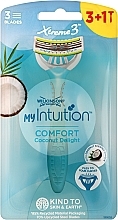 Düfte, Parfümerie und Kosmetik Einwegrasierer 4 St. - Wilkinson Sword Xtreme 3 My Intuition Comfort Coconut Delight