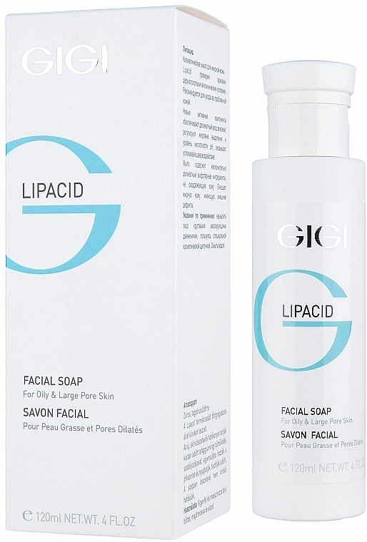 Flüssige Gesichtsseife für fettige Haut - Gigi Lipacid Facial Soap — Bild N1