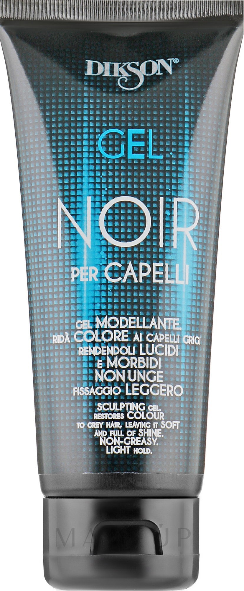 Tönungsgel für graues Haar - Dikson Gel Noir Per Capelli — Bild 100 ml