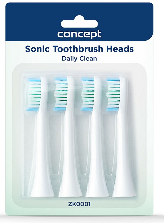 Ersatz-Zahnbürstenkopf für Schallzahnbürste ZK0001 - Concept Sonic Toothbrush Heads Daily Clean — Bild N1