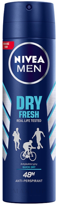 Deospray Antitranspirant - NIVEA Dry Fresh Men Deodorant — Bild 150 ml