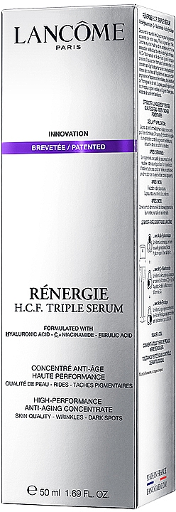 Anti-Aging-Konzentrat mit Hyaluronsäure und Ferulasäure - Lancome Renergie H.C.F. Triple Serum — Bild N2