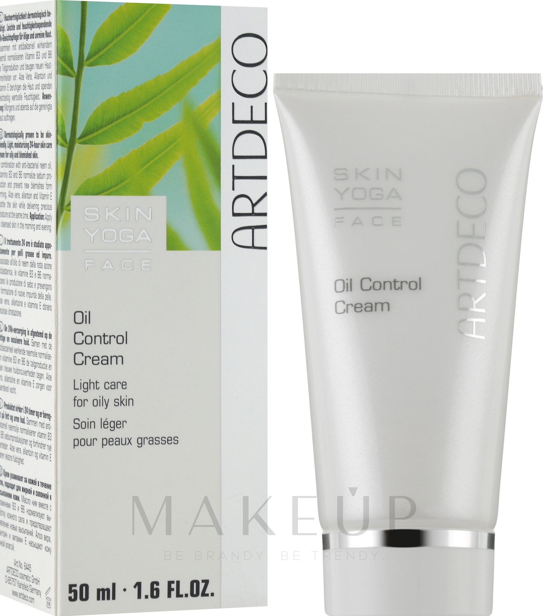 Feuchtigkeitsspendende Gesichtscreme - Artdeco Skin Yoga Face Oil Control Cream — Bild 50 ml