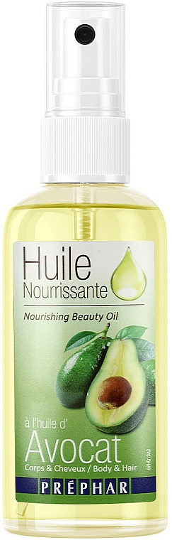 Pflegendes Avocadoöl für Körper und Haar - Prephar Avocado Nourishing Beauty Oil — Bild N1