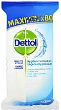 Düfte, Parfümerie und Kosmetik Antibakterielle Reinigungstücher 80 St. - Dettol Wipes
