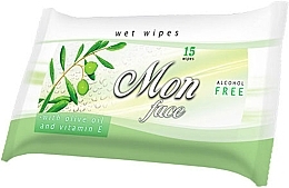 Feuchttücher für das Gesicht mit Olivenöl - Areon Mon Wet Wipes Face — Bild N1