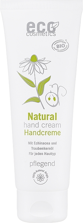 Pflegende Handcreme mit Echinacea und Traubenkernöl - Eco Cosmetics — Bild N1