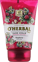 Düfte, Parfümerie und Kosmetik Pflegende Handcreme mit Himbeerduft - O’Herbal Hand Cream Raspberry