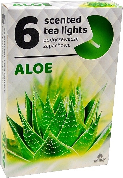 Teelichter Aloe 6 St. - Admit Scented Tea Light Aloe — Bild N1