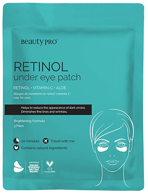 Patches für die Augenpartie mit Retinol - BeautyPro Retinol Under Eye Patch — Bild N1