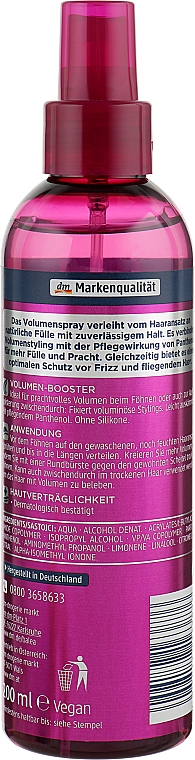 Volumengebendes Spray ideal für dünnes oder kraftloses Haar - Balea Ultra Volume Spray — Bild N2