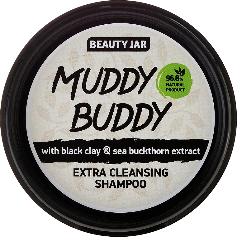 Shampoo Muddy Buddy mit schwarzem Ton und Sanddornextrakt - Beauty Jar Extra Cleansing Shampoo — Bild N2