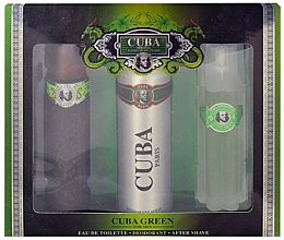 Cuba Green - Duftset (Eau de Toilette 100ml + Deodorant 200ml + After Shave Lotion 100ml) — Bild N1