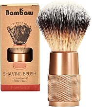 Düfte, Parfümerie und Kosmetik Rasierpinsel rosa-gold - Bambaw Vegan Shaving Brush Rose Gold