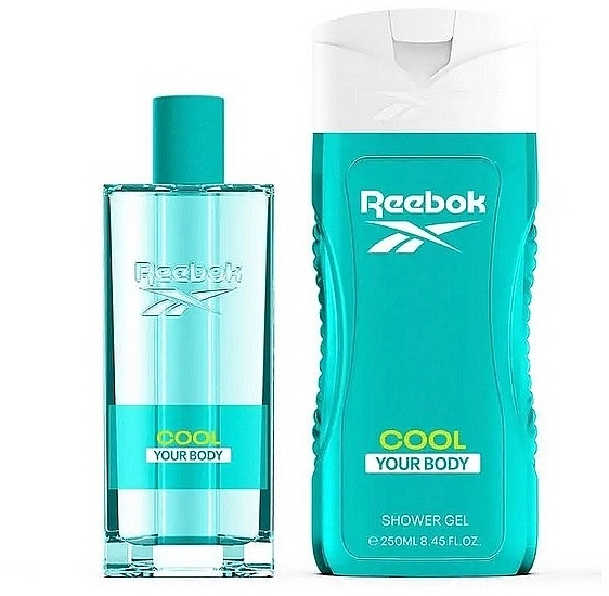 Reebok Cool Your Body  - Duftset (Eau de Toilette 100ml + Duschgel 250ml + Kosmetiktasche 1 St.)  — Bild N2