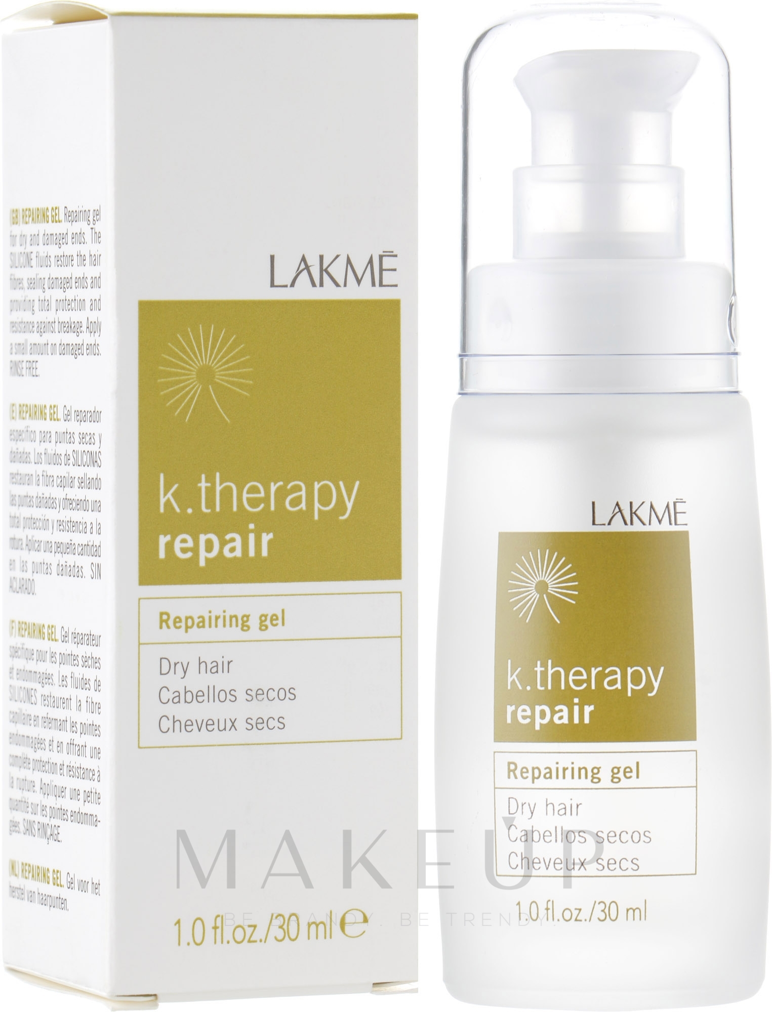 Regenerierendes Gel für trockenes Haar - Lakme K.Therapy Repairing Gel Dry Hair — Bild 30 ml