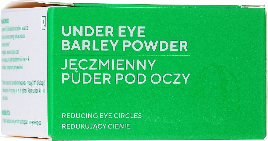 Loser Puder für die Augenpartie mit Koffein - Ecocera Under Eye Barley Powder — Bild N2