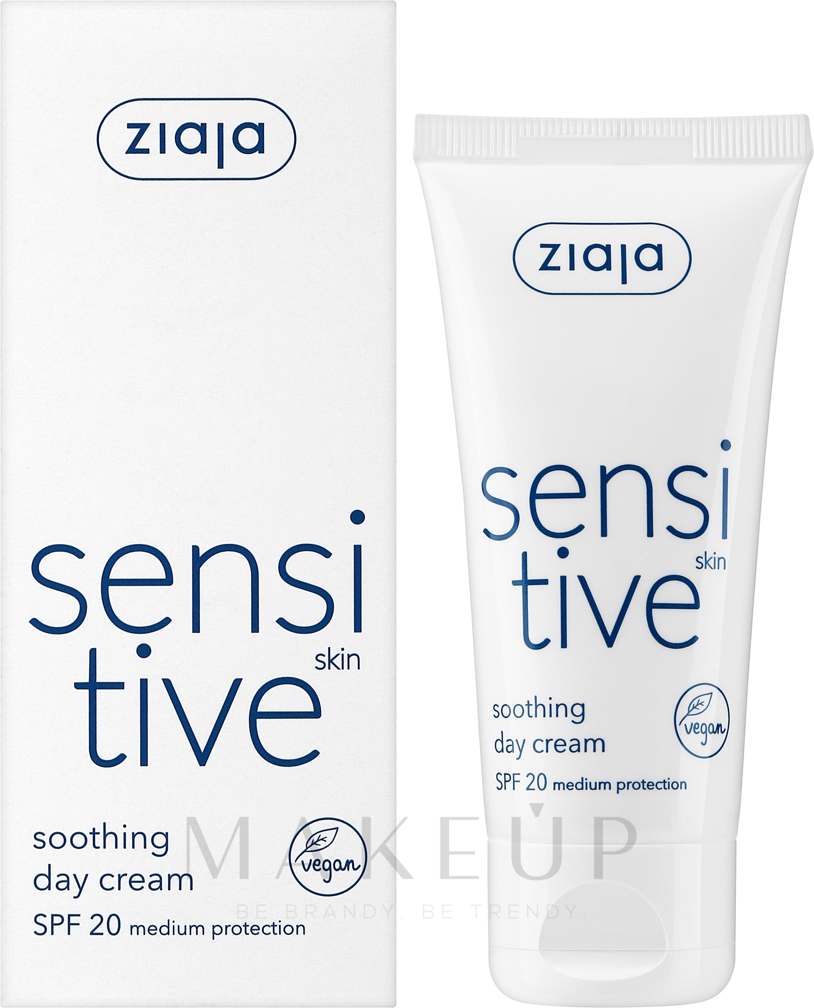 Beruhigende Tagescreme für empfindliche Haut - Ziaja Sensitive Skin Soothing Day Cream — Bild 50 ml