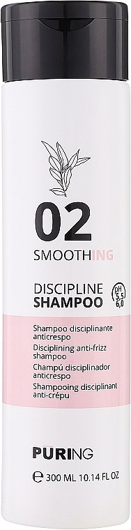 Glättendes Anti-Frizz Shampoo mit Keratin und Olivenöl - Puring Smoothing — Bild N1