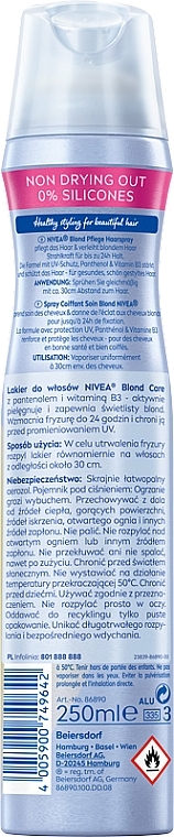 Haarlack "Brilliant Blonde" Extra starker Halt - NIVEA Styling Spray — Bild N2