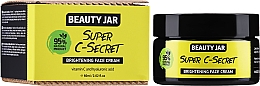 Düfte, Parfümerie und Kosmetik Aufhellende Gesichtscreme - Beauty Jar Super C-Secret Brightening Face Cream