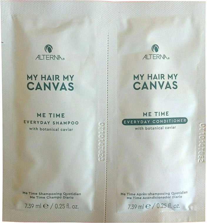 Haarpflegeset - Alterna My Hair My Canvas Me Time Everyday Duo (Shampoo 7.39ml + Conditioner 7.39ml) — Bild N1