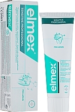 Medizinische Zahnpasta für sofortige und anhaltende Schmerzlinderung bei schmerzempfindlichen Zähnen - Elmex Professional Sensitive Toothpaste — Foto N2