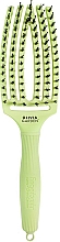 Düfte, Parfümerie und Kosmetik Haarbürste gebogen - Olivia Garden Fingerbrush Tropical Lime