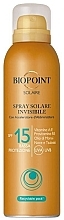 Sonnenschutzspray für das Gesicht SPF15 - Biopoint Solaire Spray Solar Invisible SPF 15 — Bild N1