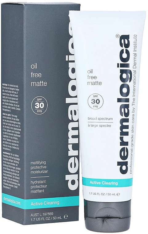 Mattierende, schützende und feuchtigkeitsspendende Tagescreme für fettige Gesichtshaut SPF 30 - Dermalogica Active Clearing Oil Free Matte SPF 30 — Bild N2