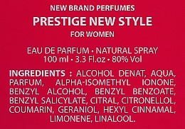 New Brand Perfumes Prestige New Style - Eau de Parfum — Bild N3