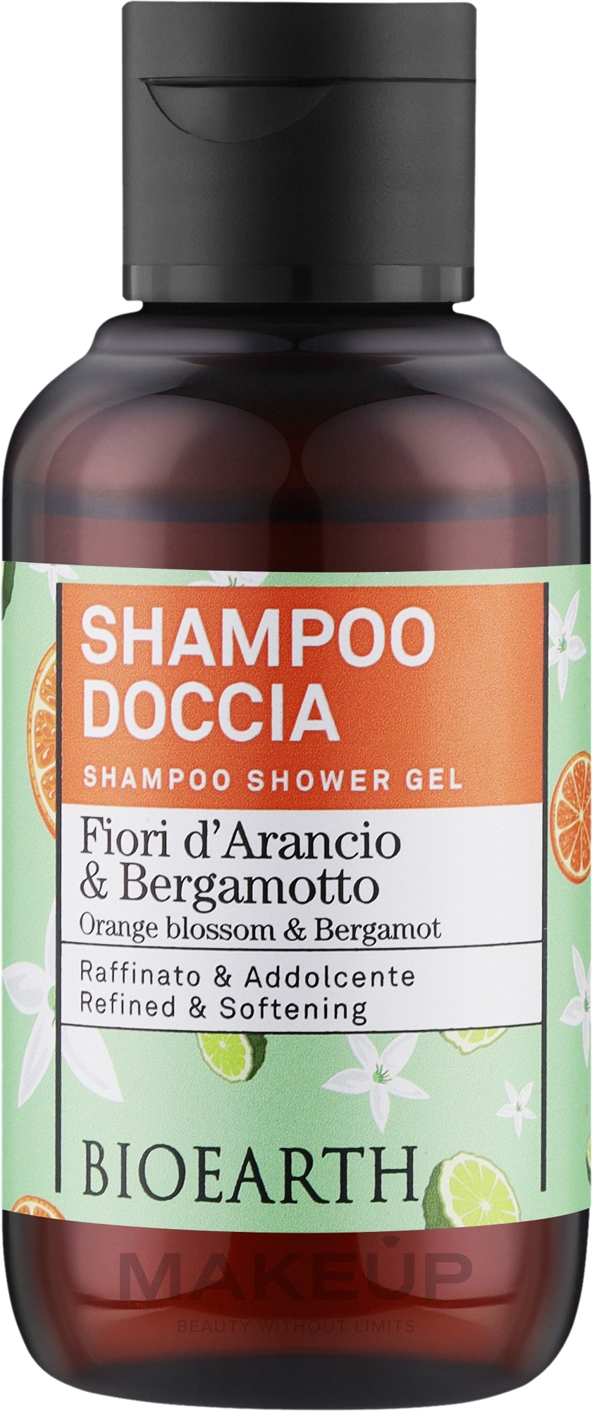 Shampoo-Duschgel Orangenblüte und Bergamotte - Bioearth Family Orange Blossom & Bergamot Shampoo Shower Gel  — Bild 100 ml