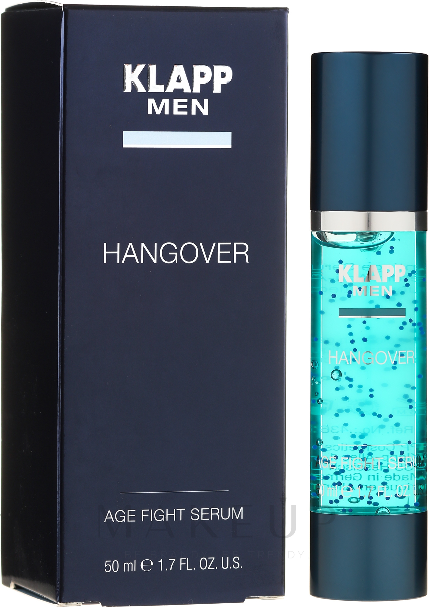 Anti-Aging Gesichtsserum gegen schlaffe Haut mit Hyaluronsäure, Birkensaft und Kombucha - Klapp Men Hangover Age Fight Serum — Bild 50 ml