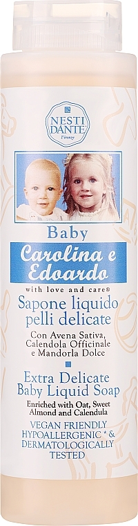 Extra sanfte Flüssigseife für Babys Carolina & Edoardo - Nesti Dante Carolina & Edoardo Extra Delicate Baby Liquid Soap — Bild N1