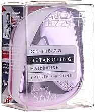Düfte, Parfümerie und Kosmetik Haarbürste - Tangle Teezer Compact Styler Lilac Gleam