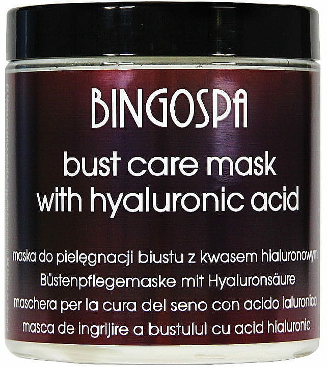 Schokoladenmaske zur Büstenpflege mit Hyaluronsäure - BingoSpa Chocolate Breast Mask